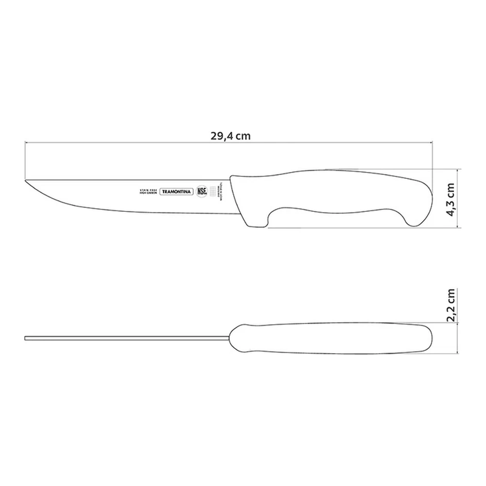 CUCHILLO DESHUESAR 6 PROFESIONAL TRAMONTINA T246051 3