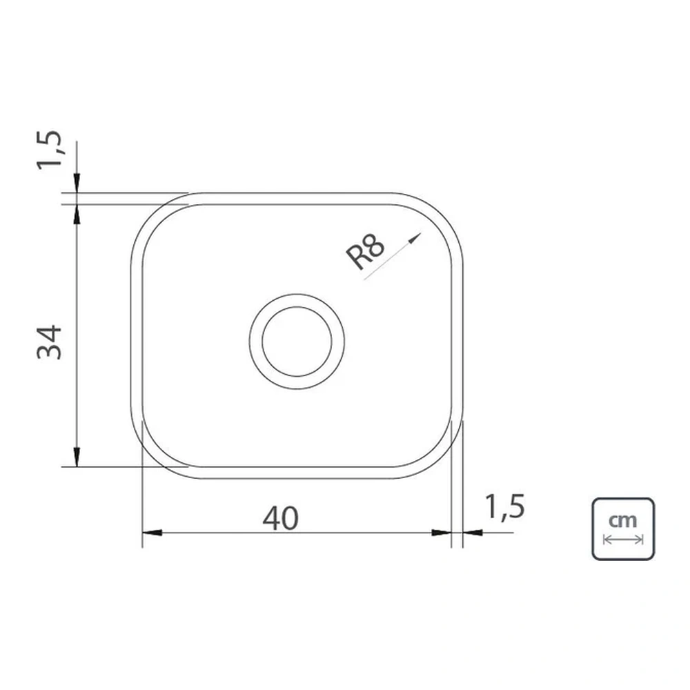 CUBETA RENTANGULAR BASIC ACERO INOX 40X34X14,5 TRAMONTINA T940815 3