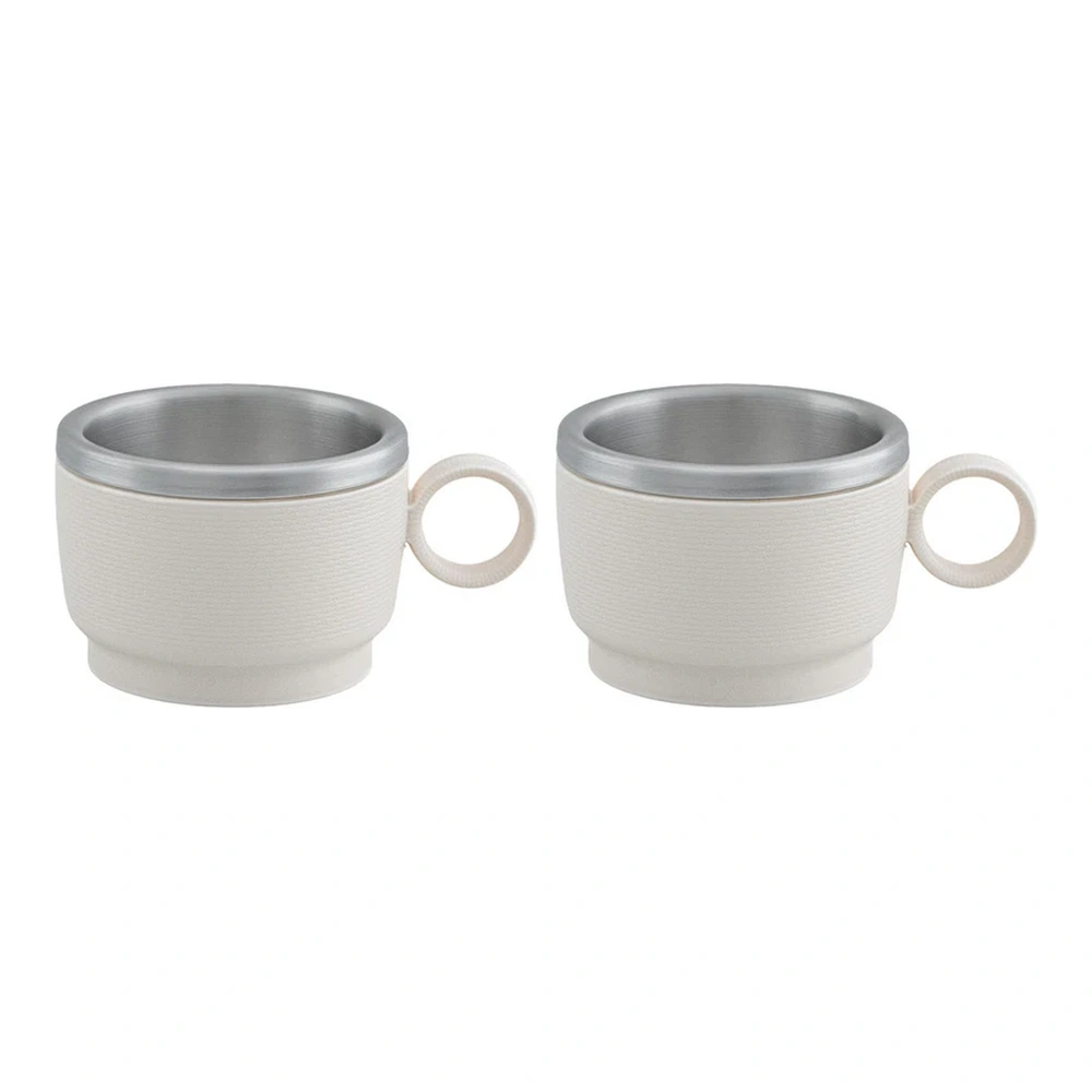 JUEGO  DE TAZULAS PARA CAFÉ 2 PZAS  - 0,08LT TRAMONTINA T647607 2