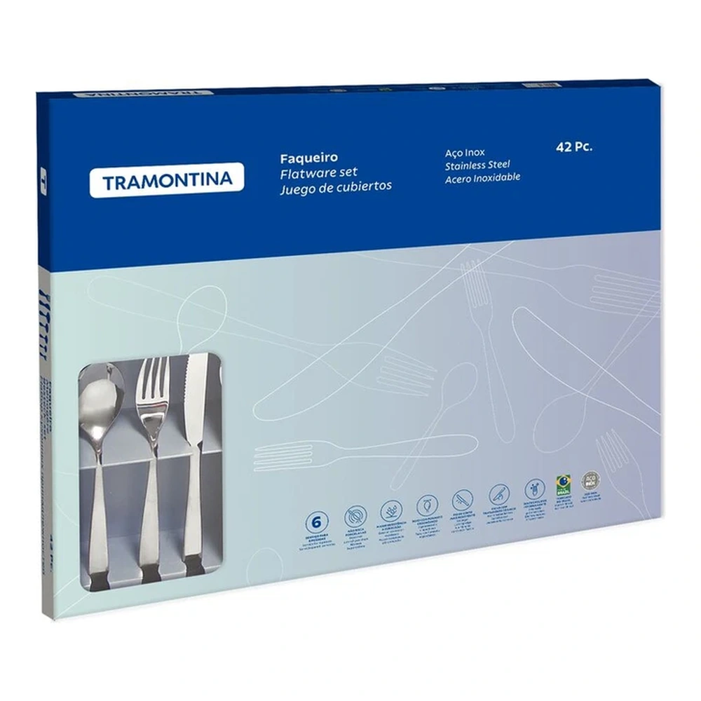 JUEGO DE CUBIERTOS 42PZAS  ATHENAS TRAMONTINA T669402 3