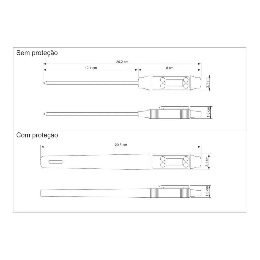 TERMOMETRO DIGITAL CULINARIO TRAMONTINA T25683 5