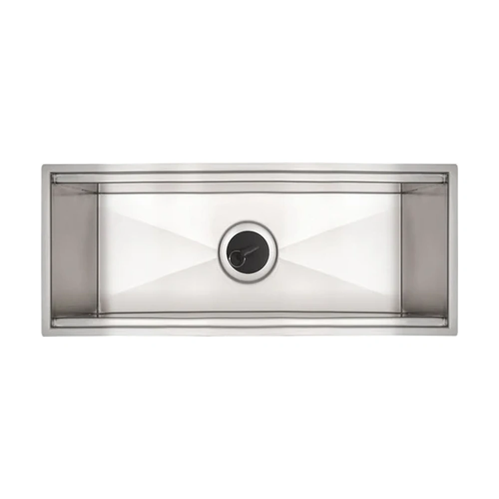 CANAL HUMEDO EN ACERO INOX 45 CM TRAMONTINA T945341