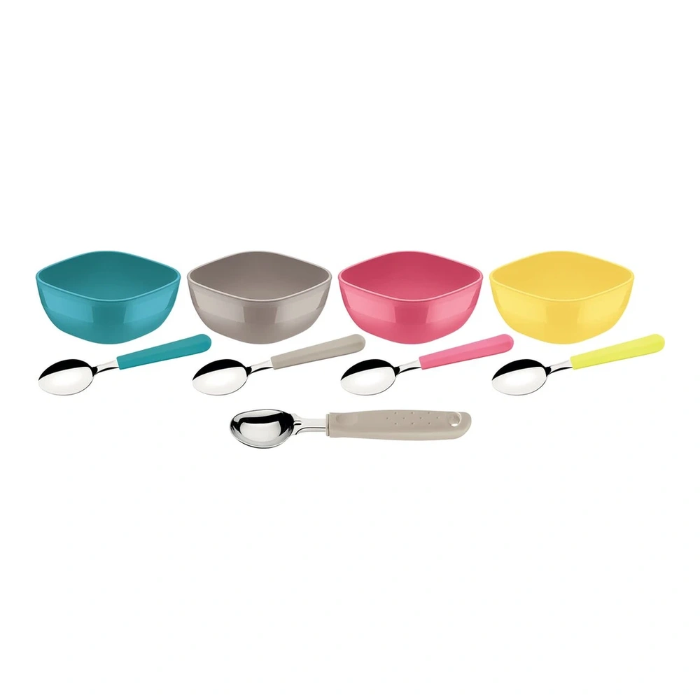 JUEGO PARA HELADOS 9 PZAS MIXCOLOR TRAMONTINA T25099U