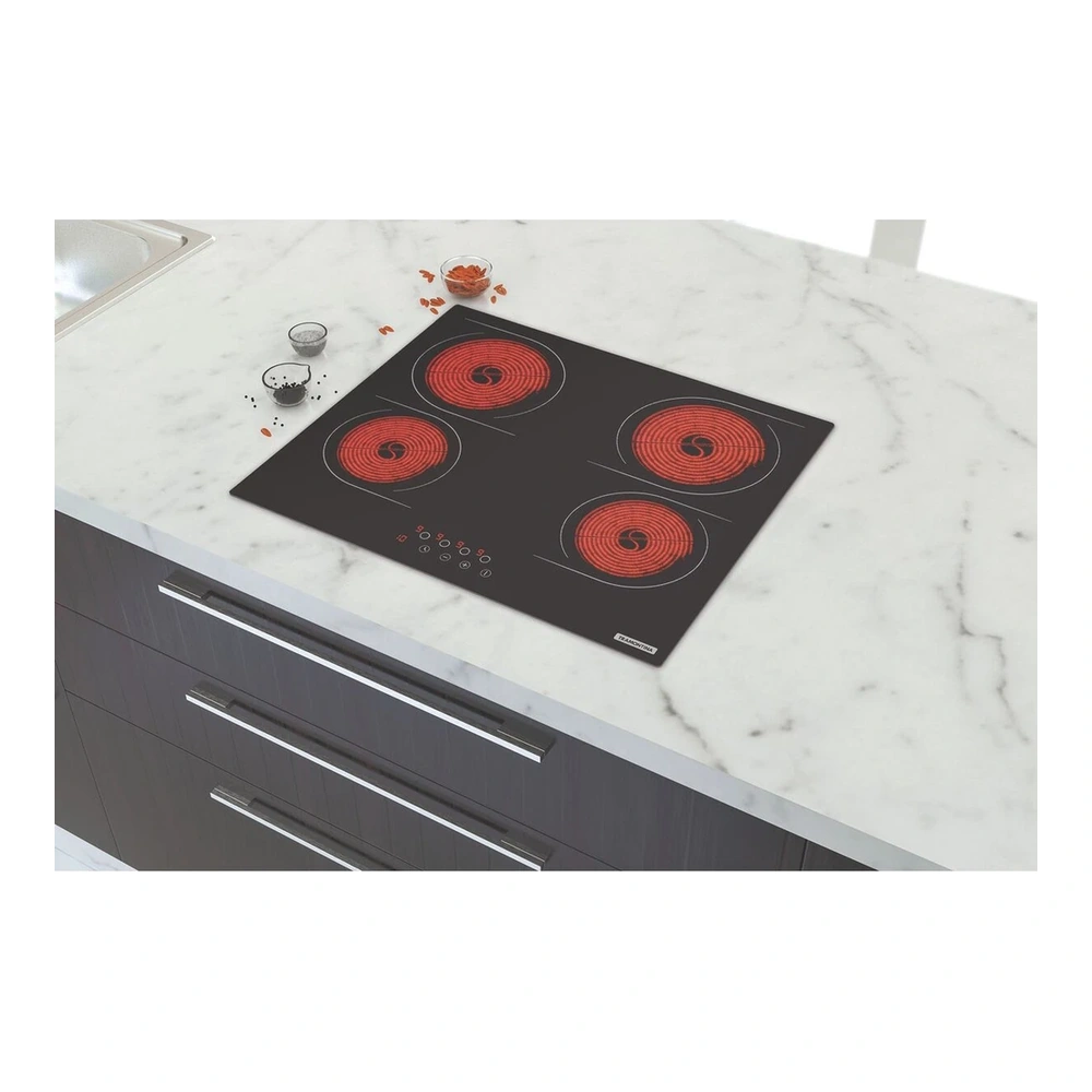PLACA COC VITRO NE SQUARE TOUCH 4EV 60 TRAMONTINA T94747 5