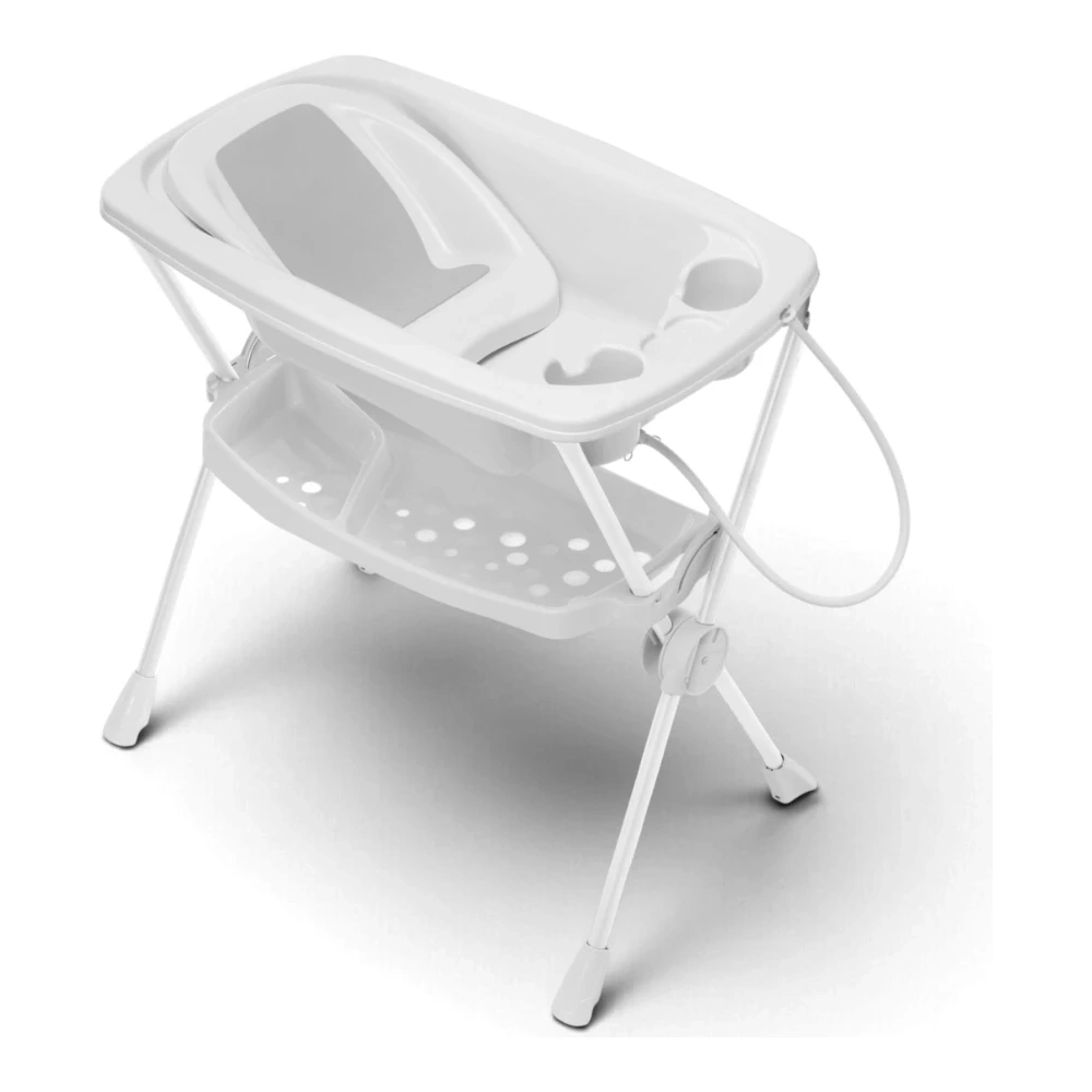 BAÑERA PARA BEBE GALZERANO ACQUA PREMIUM CON SOPORTE + REDUCTOR BLANCO 20KG 7090BC
