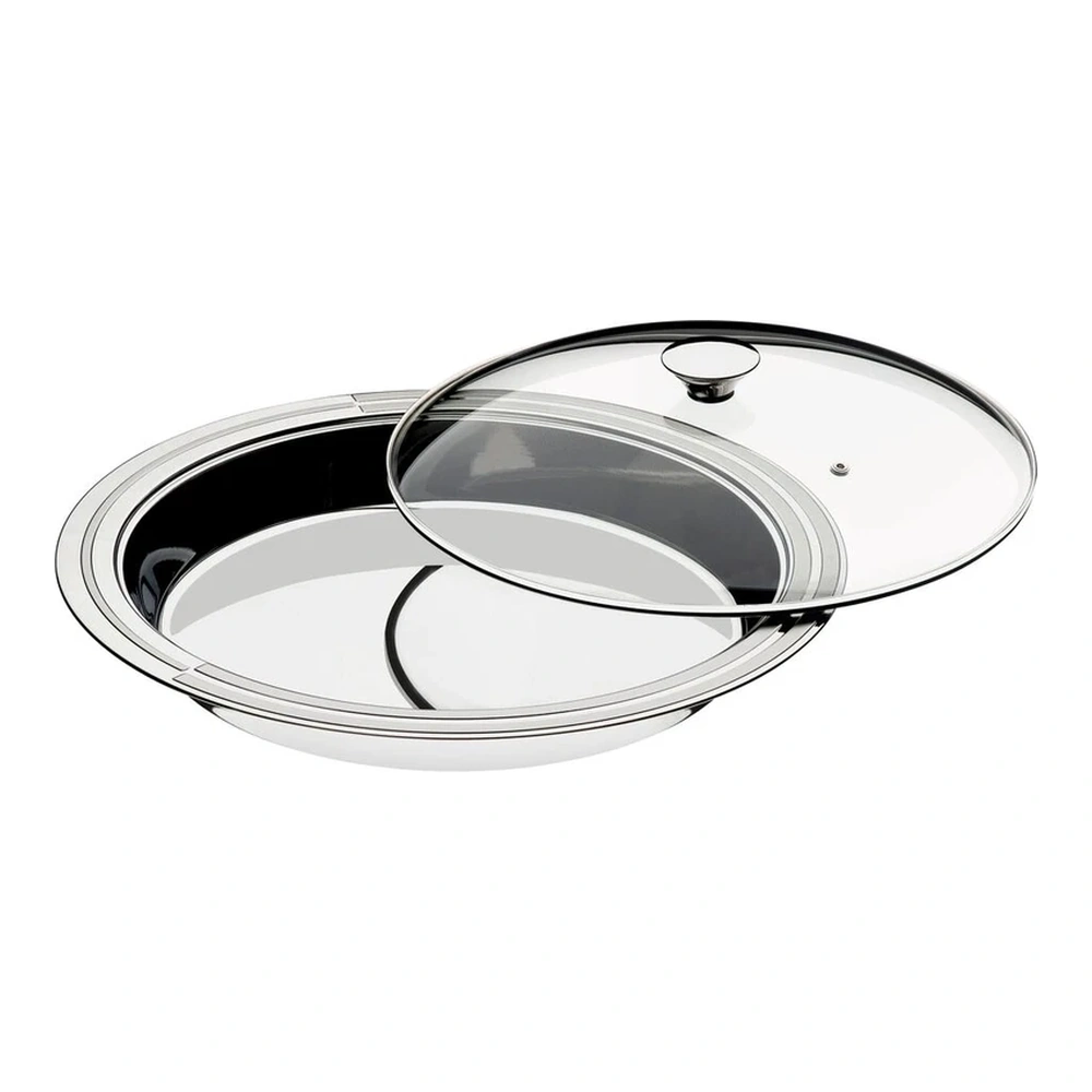 PLATO REDONDO CON TAPA VIDRIO CICLO TRAMONTINA T615281