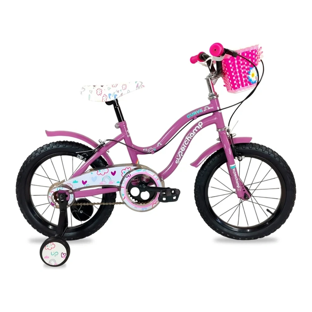 BICICLETA SUPERCHAMP CURVE ARO 16 LILA