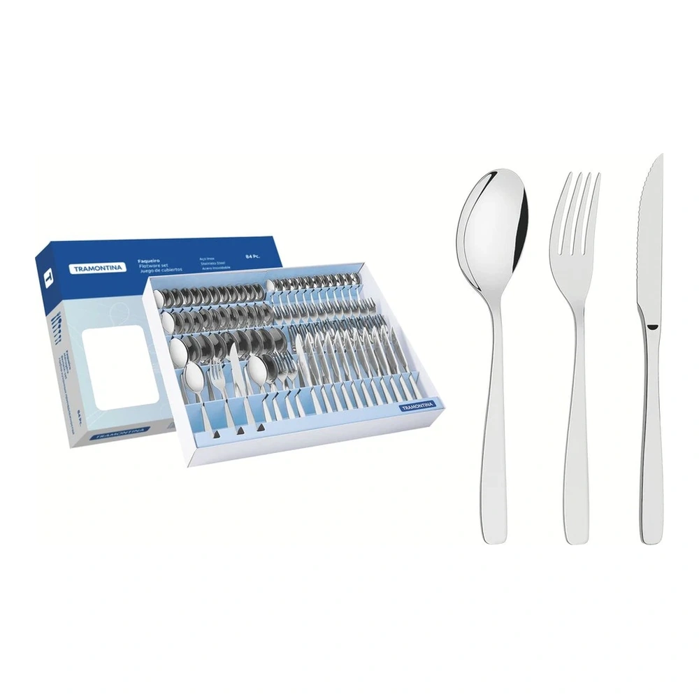 JUEGO DE CUBIERTOS 84PZAS  COSMOS TRAMONTINA T66950F 2