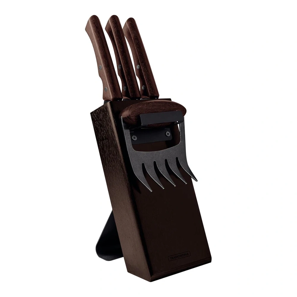 KIT PARA ASADO 5PZAS CHURRASC TRAMONTINA T229991 2