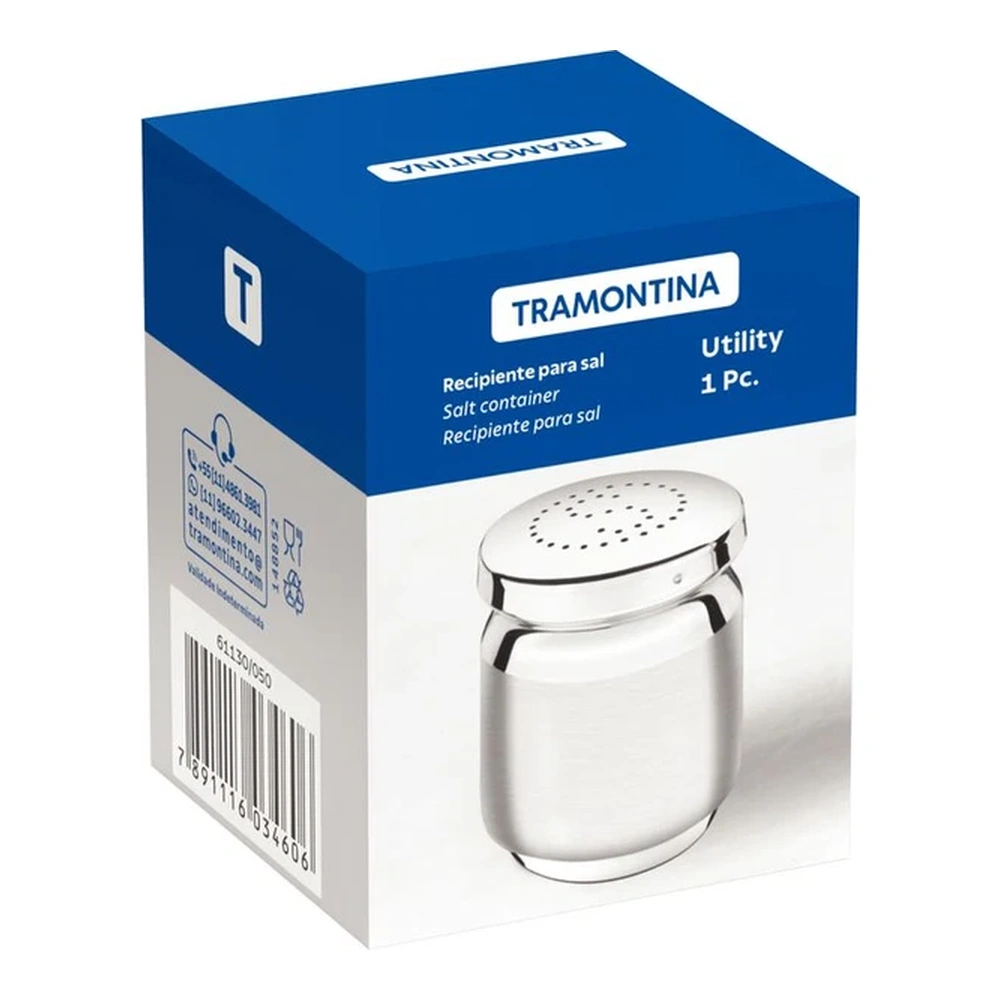 RECIPIENTE PARA SAL EN ACERO INOXIDABLANCOE TRAMONTINA T61130 5