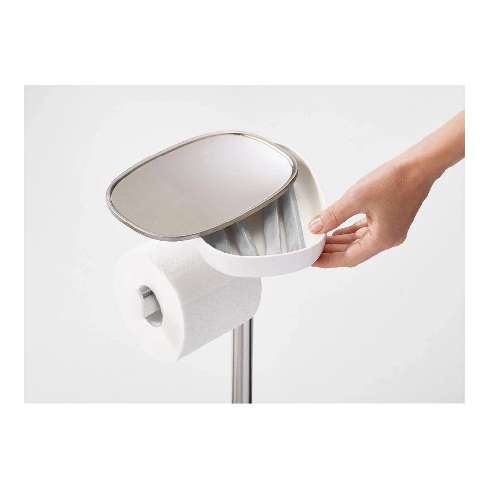 PORTA PAPEL HIGIENICO JOSEPH JOSEPH EASY STORE C/ SOPORTE P/ CELULAR 3