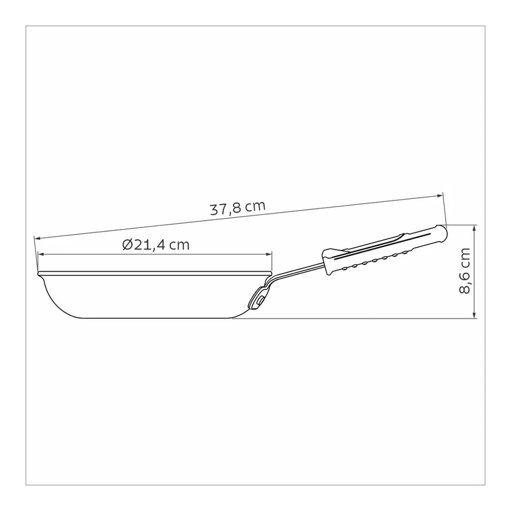 SARTEN PROFESIONAL 20 CM TRAMONTINA T208901 5
