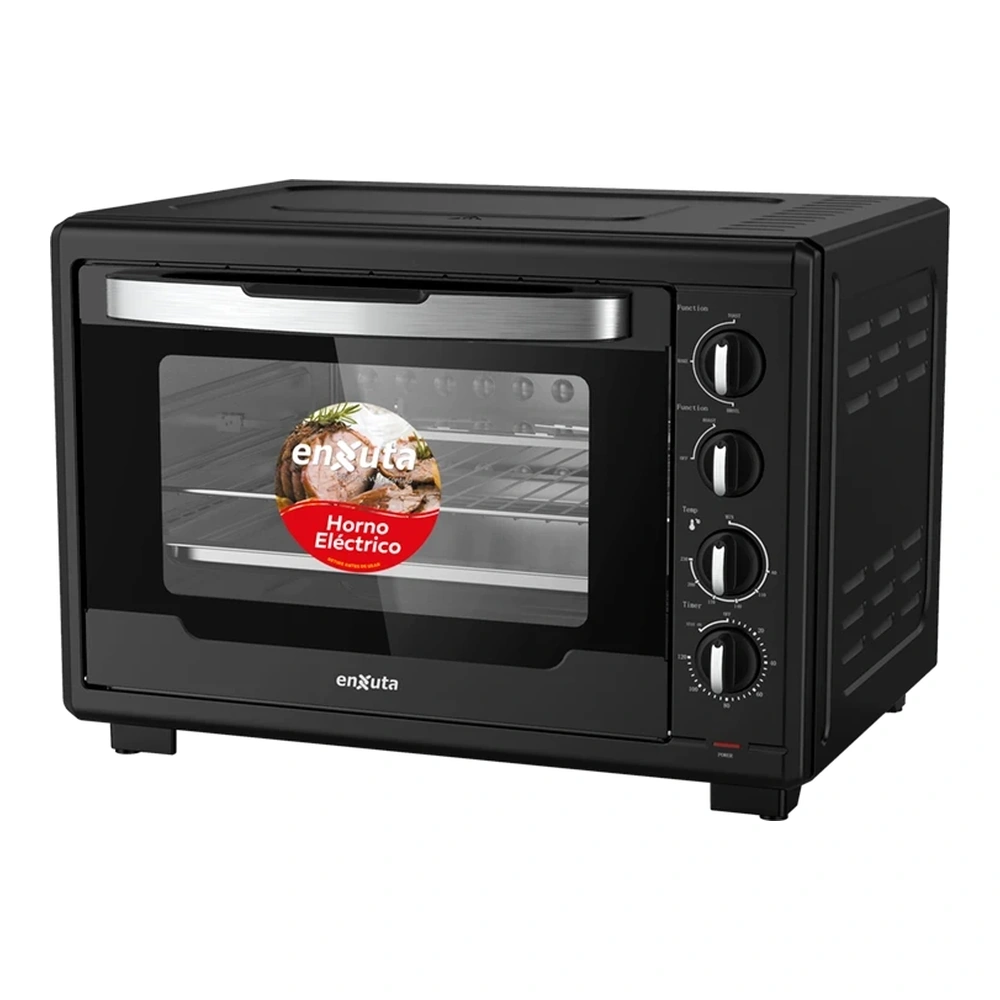 Horno Eléctrico 55 Litros con Spiedo Color Negro 2
