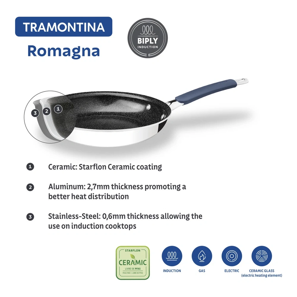 OLLA 18CM ROMAGNA TRAMONTINA T287432 4
