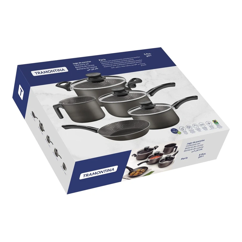 JUEGO DE COCINA 5 PZAS PARIS TRAMONTINA T285990 5