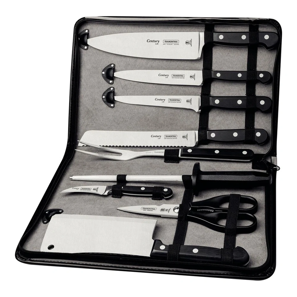 JUEGO   CUCHILLOS 10 PZAS CENTURY TRAMONTINA T240998 2