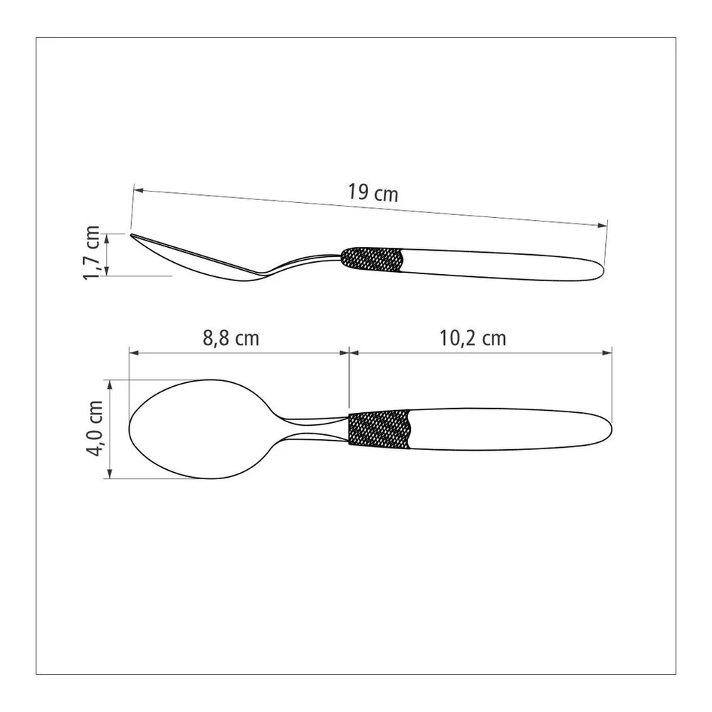 JUEGO  CUCHARAS MESA 12PZAS IPANEMA TRAMONTINA T233637 4