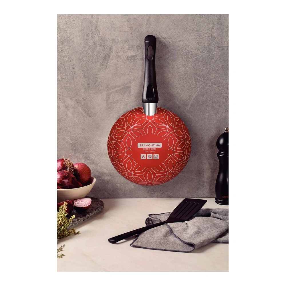 SARTEN 24 CM CON ESPATULA PARIS TRAMONTINA T28508B 3