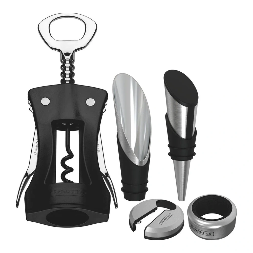 JUEGO  PARA VINO 5 PZAS HARMONIZA TRAMONTINA T255992 2