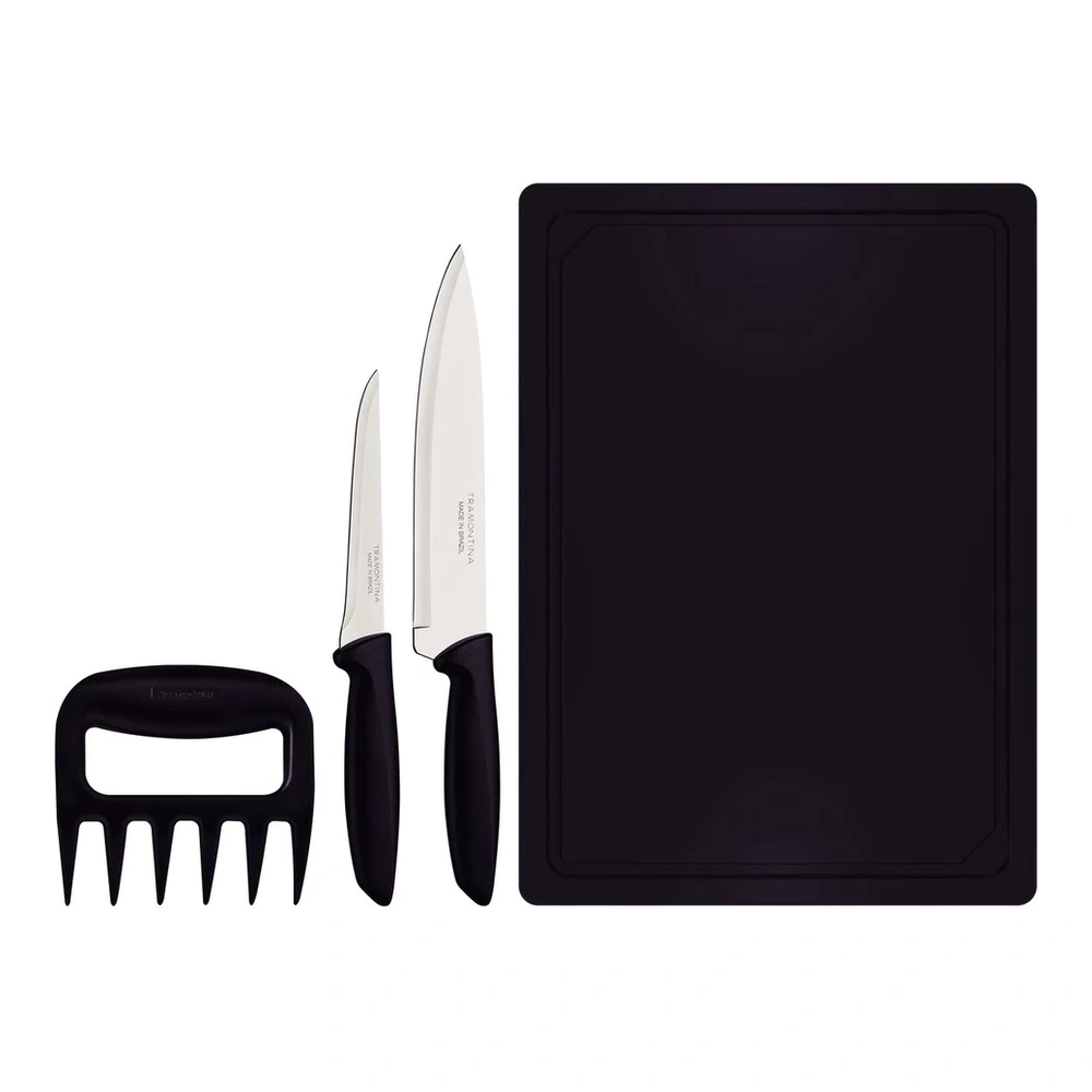 JUEGO CUCHILLOS 4 PZAS PLENUS TRAMONTINA T23498Y