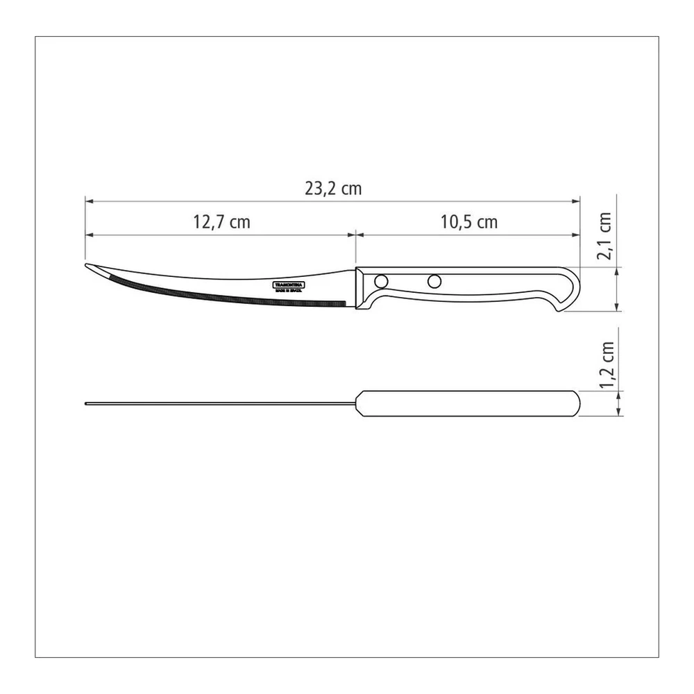 CUCHILLO PARA TOMATES 5 ULTRACORTE TRAMONTINA T23852 5