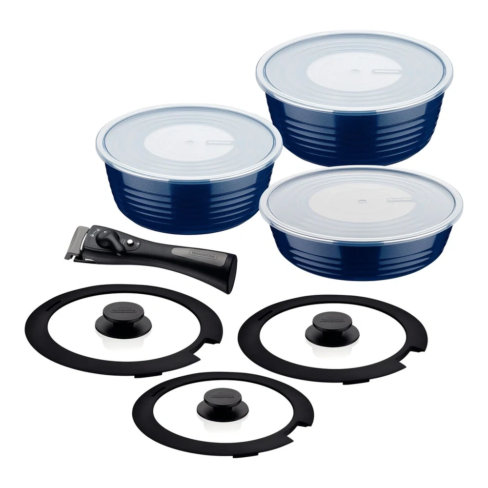JUEGO DE COCINA MULTIUSO 10 PZAS ITRIA TRAMONTINA t209996 5