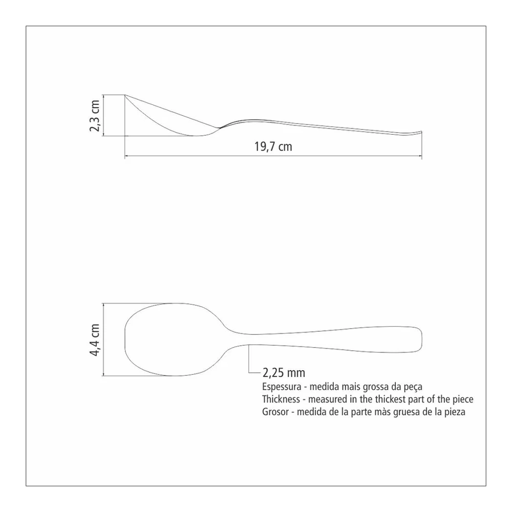 CUCHARA DE MESA COSMOS TRAMONTINA T639506 5