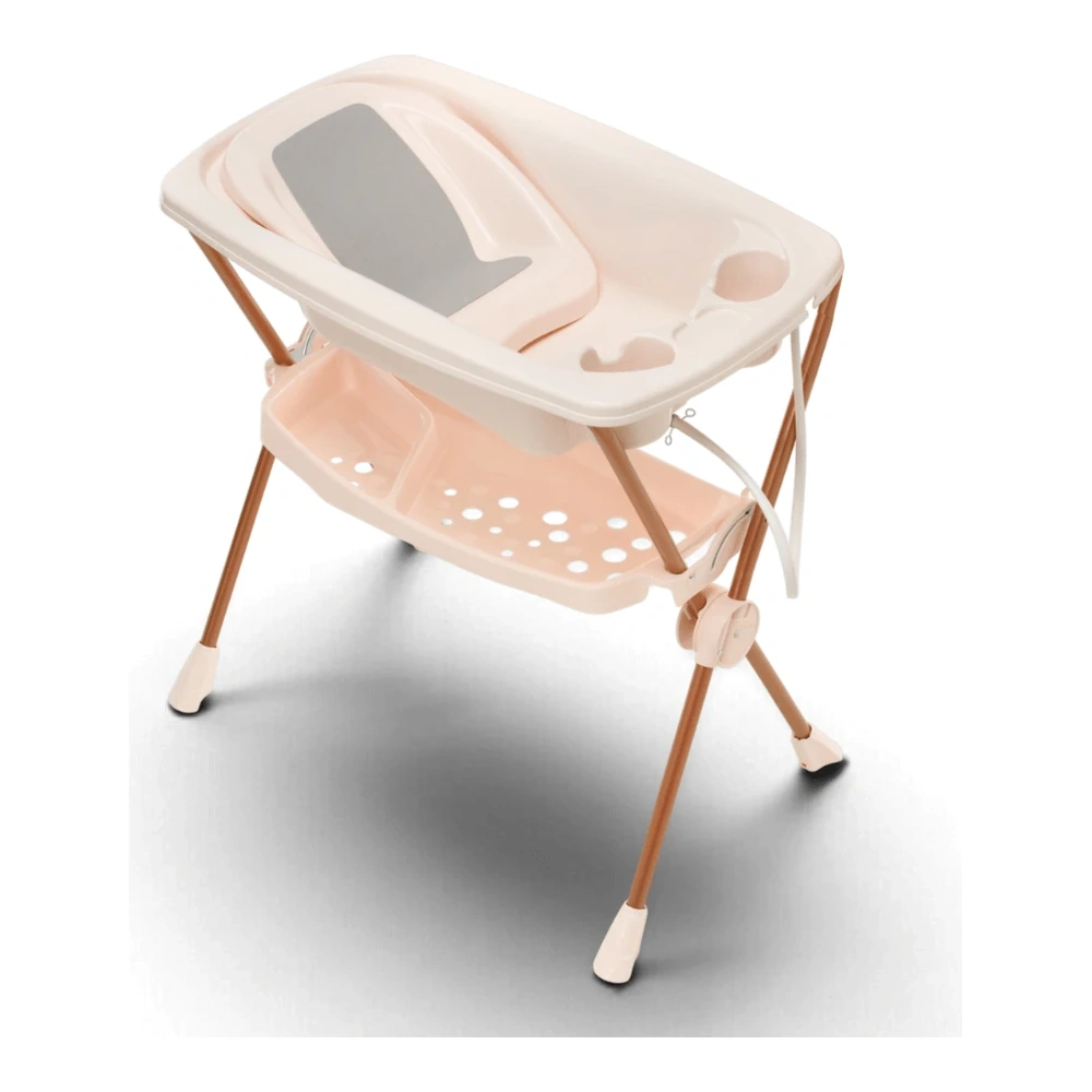 BAÑERA PARA BEBE GALZERANO ACQUA PREMIUM CON SOPORTE + REDUCTOR ROSA 20KG 7090RS