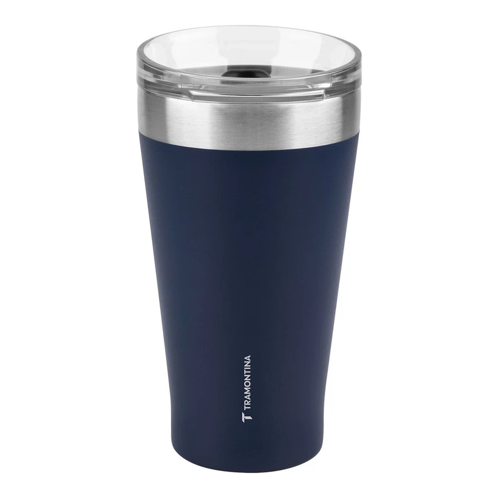 VASO TERMICO CON TAPA - AZULUL TRAMONTINA T61646B 2