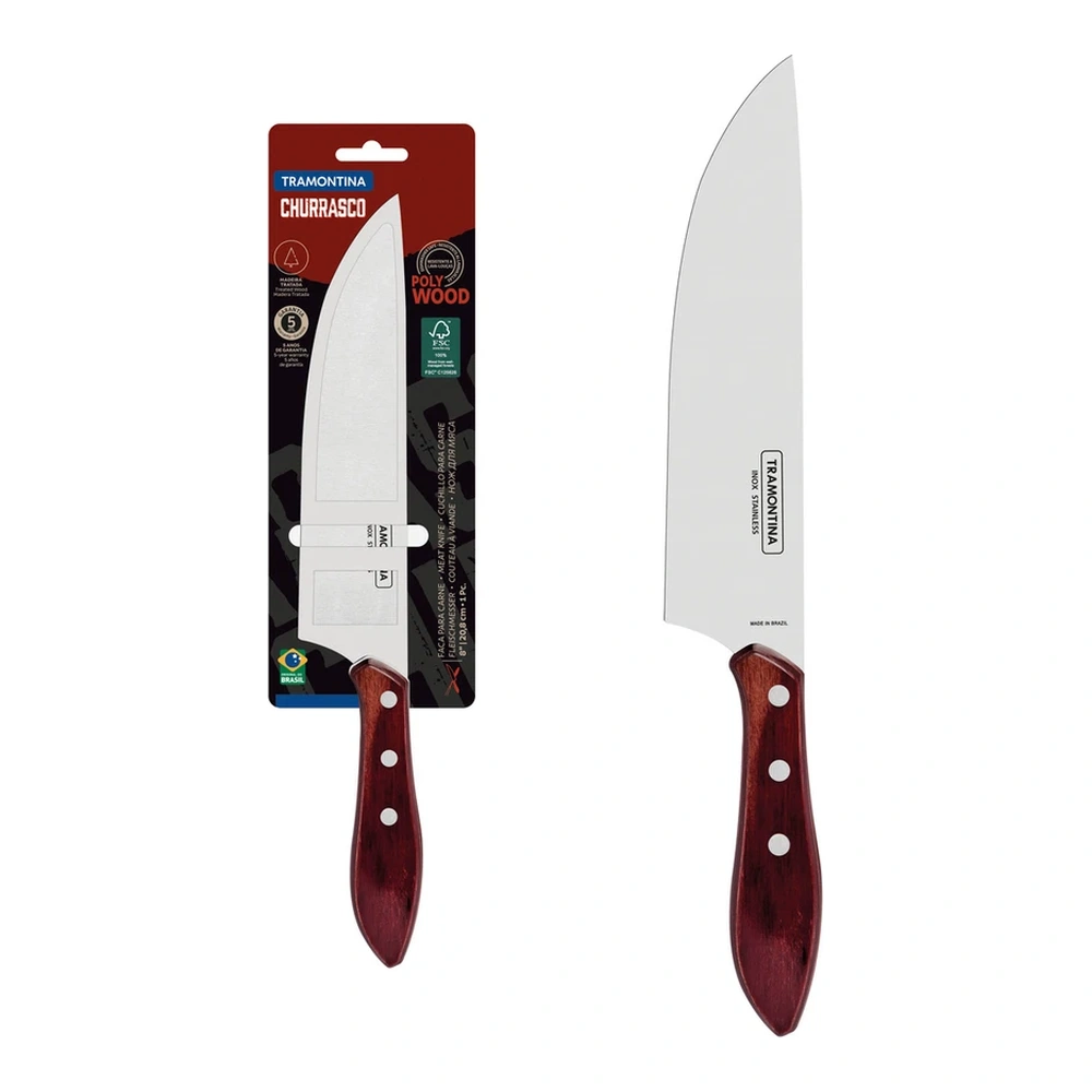 CUCHILLO COCINA 8 POLYOOD TRAMONTINA T21191
