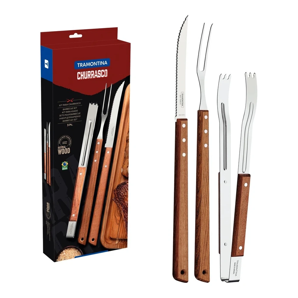 JUEGO ASADO 3 PZAS TRAMONTINA T26499H