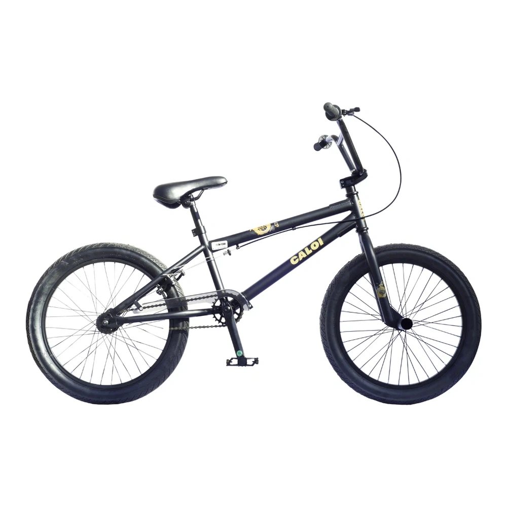 BICICLETA FREESTYLE CALOI JUMP 20" NEGRO MATE