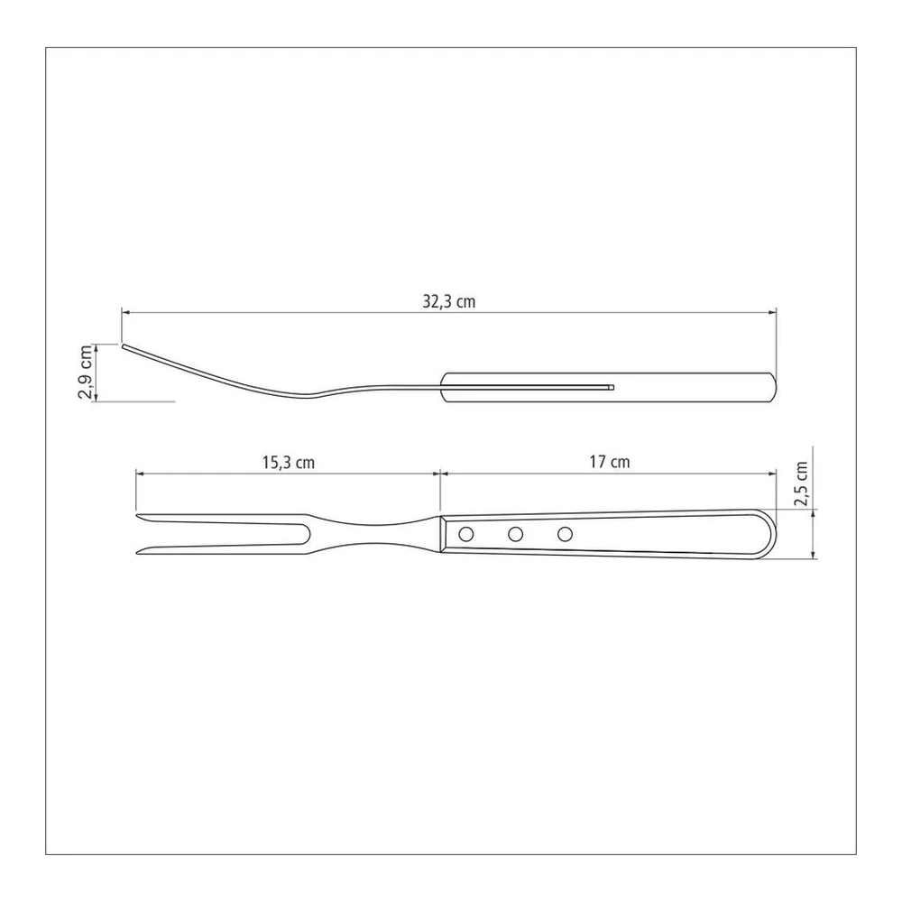TENEDOR TRINCHANTE POLYOOD TRAMONTINA T211461 5