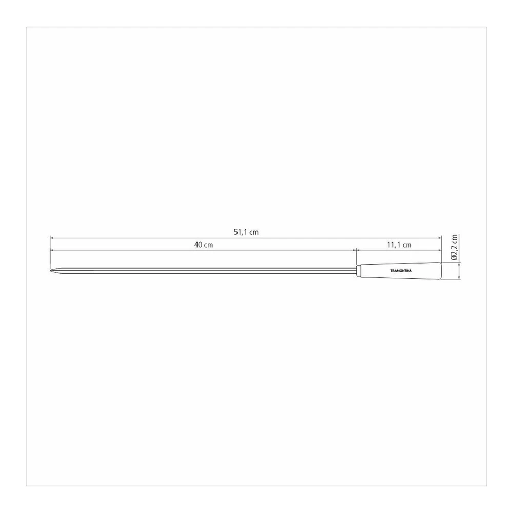 JUEGO  DE PINCHOS 6 PZAS TRAMONTINA T264992 5