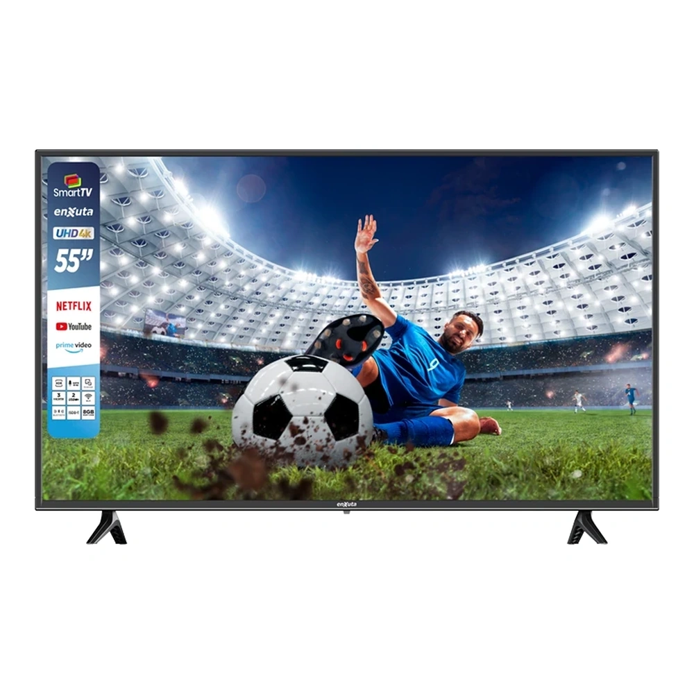 LED SMART 55 Pulgadas 4K, Webos, Netflix, Prime Video, Control por Voz, Bluetooth, ISBD-T