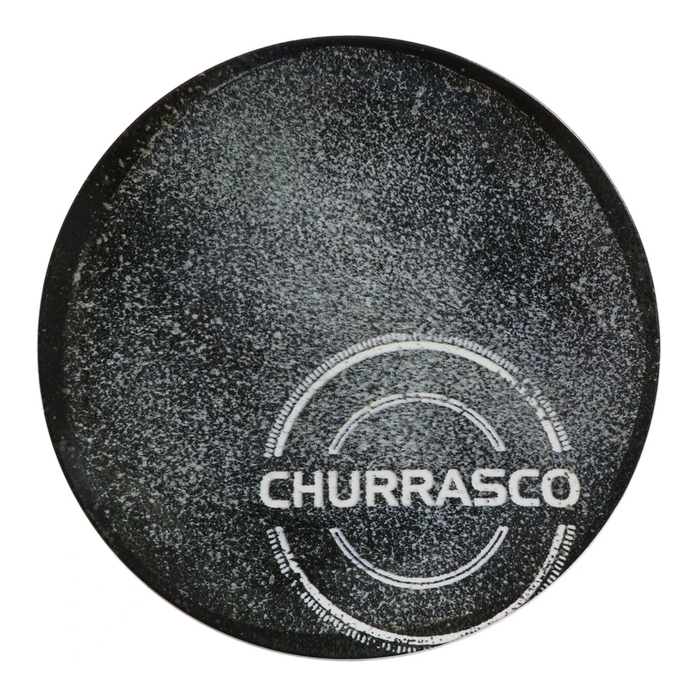 CHURRASCO CARBON PLATO RASO 25 CM TRAMONTINA T965802