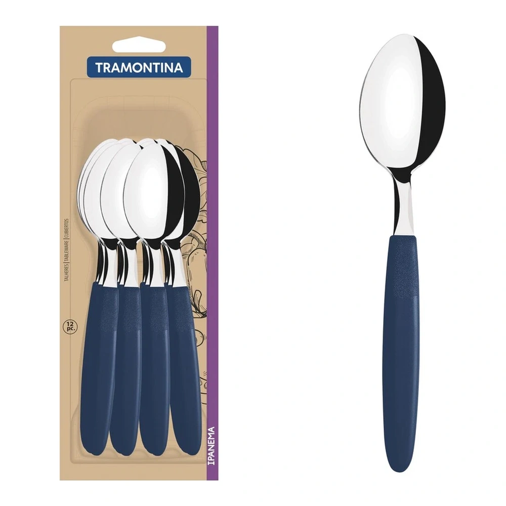JUEGO  CUCHARAS MESA 12PZAS IPANEMA TRAMONTINA T233632 2
