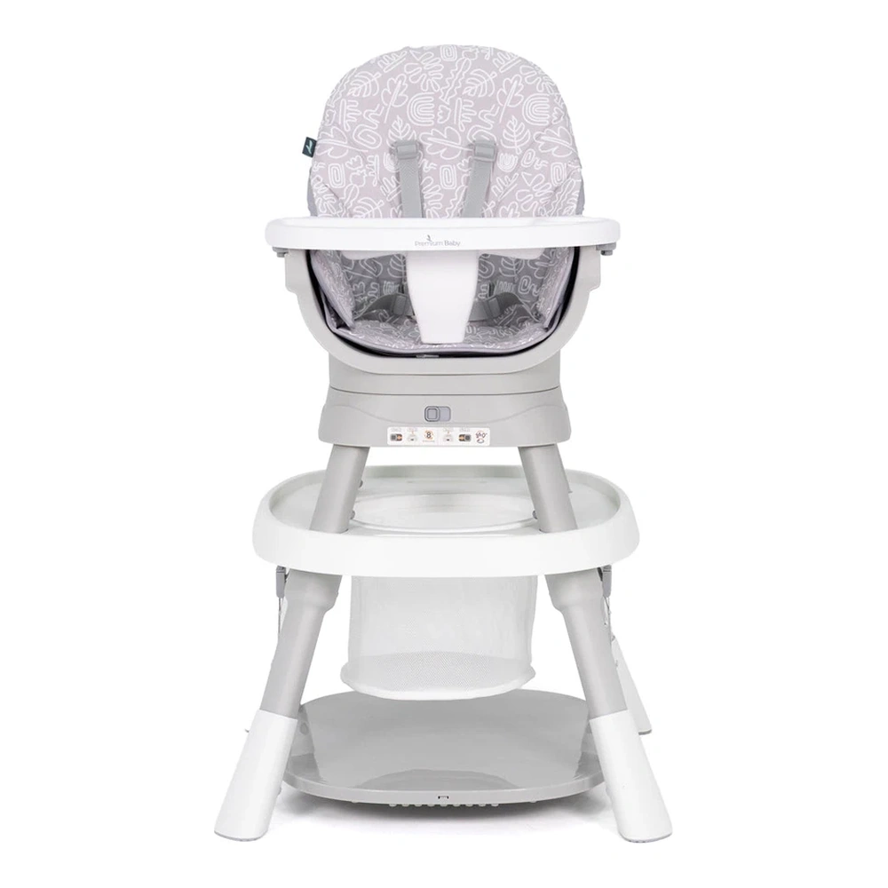 SILLA DE COMER PREMIUM BABY PARA BEBE DAKOTA 2.0 (GRIS) 2