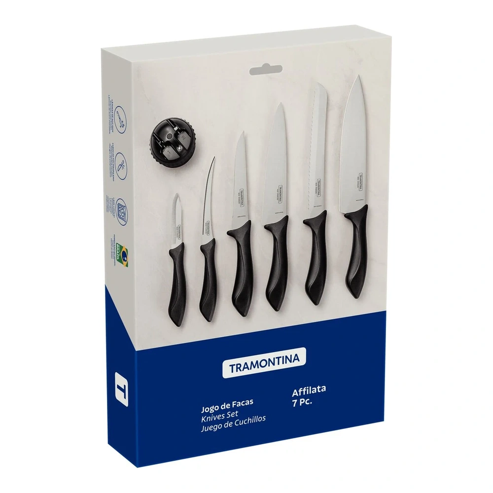 JUEGO  DE CUCHILLOS 7 PZAS AFFILATA TRAMONTINA T236990 4