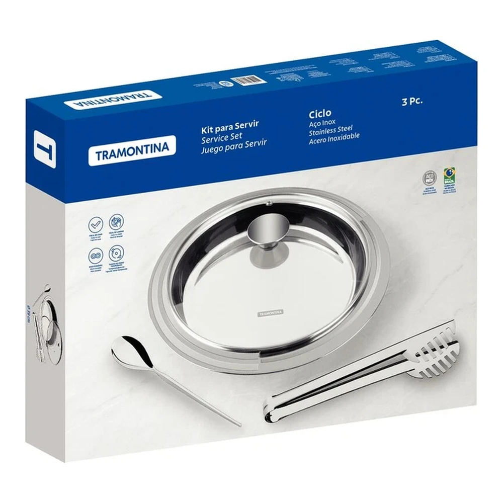 JUEGO  PARA  SERVIR 3PZAS  CICLO TRAMONTINA T64510R 4