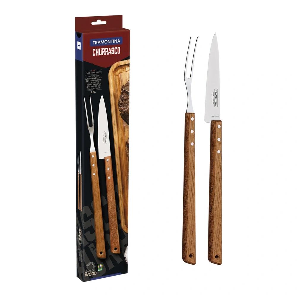 JUEGO  PARA ASADO 2 PZAS TRAMONTINA T26499D 2