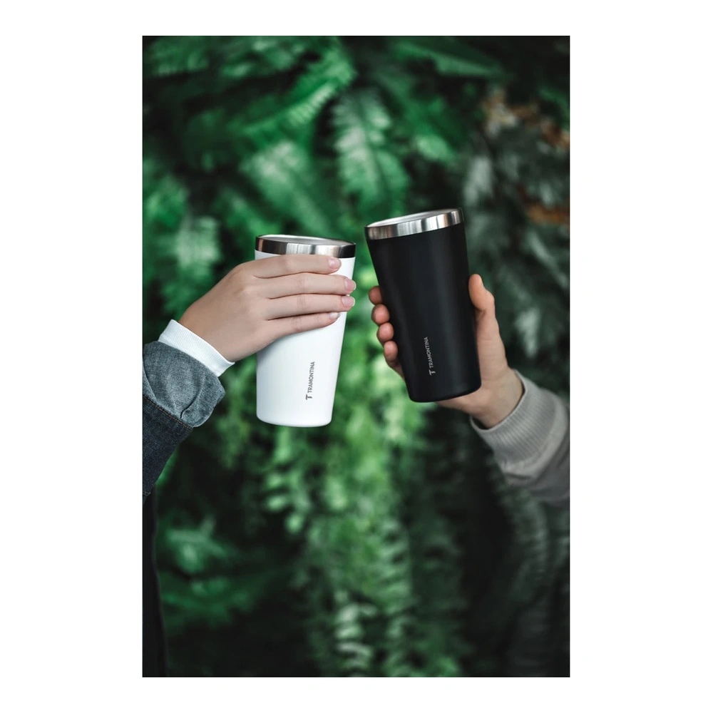 VASO TERMICO SIN TAPA - NEGRO TRAMONTINA T616467 5