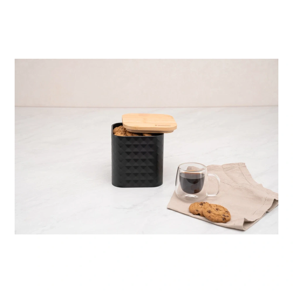 POTE CANISTER ACO CARBONO  CON TAPA TRAMONTINA T61820B 4