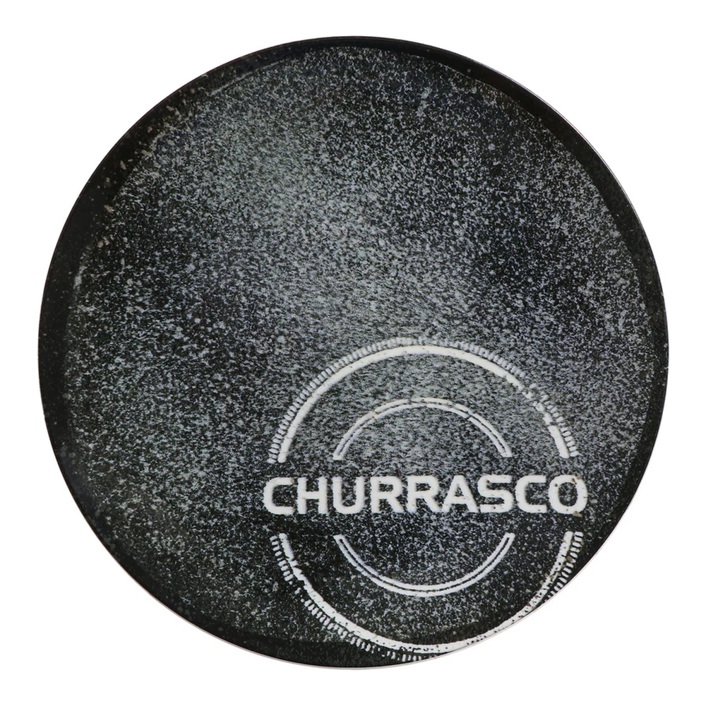 CHURRASCO CARBON PLATO RASO 25 CM TRAMONTINA T965802 2