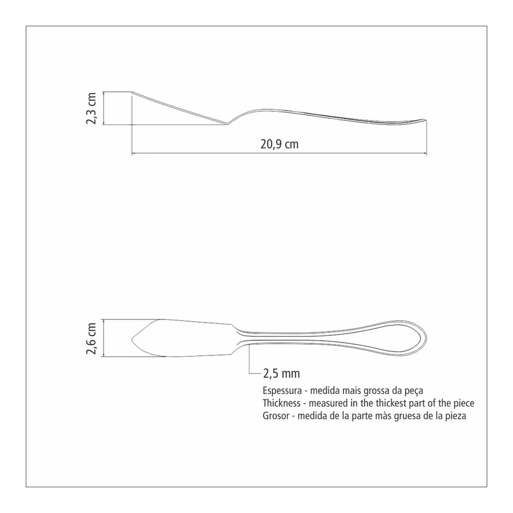 CUCHILLO PARA  PESCADO ITALY TRAMONTINA T63932K 3
