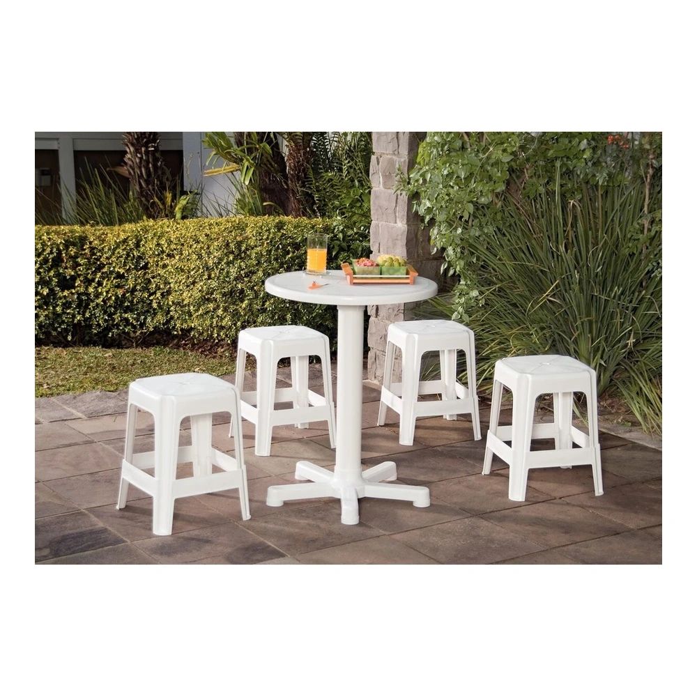 MESA REDONDA CAPRI BLANCO TRAMONTINA T923001 3
