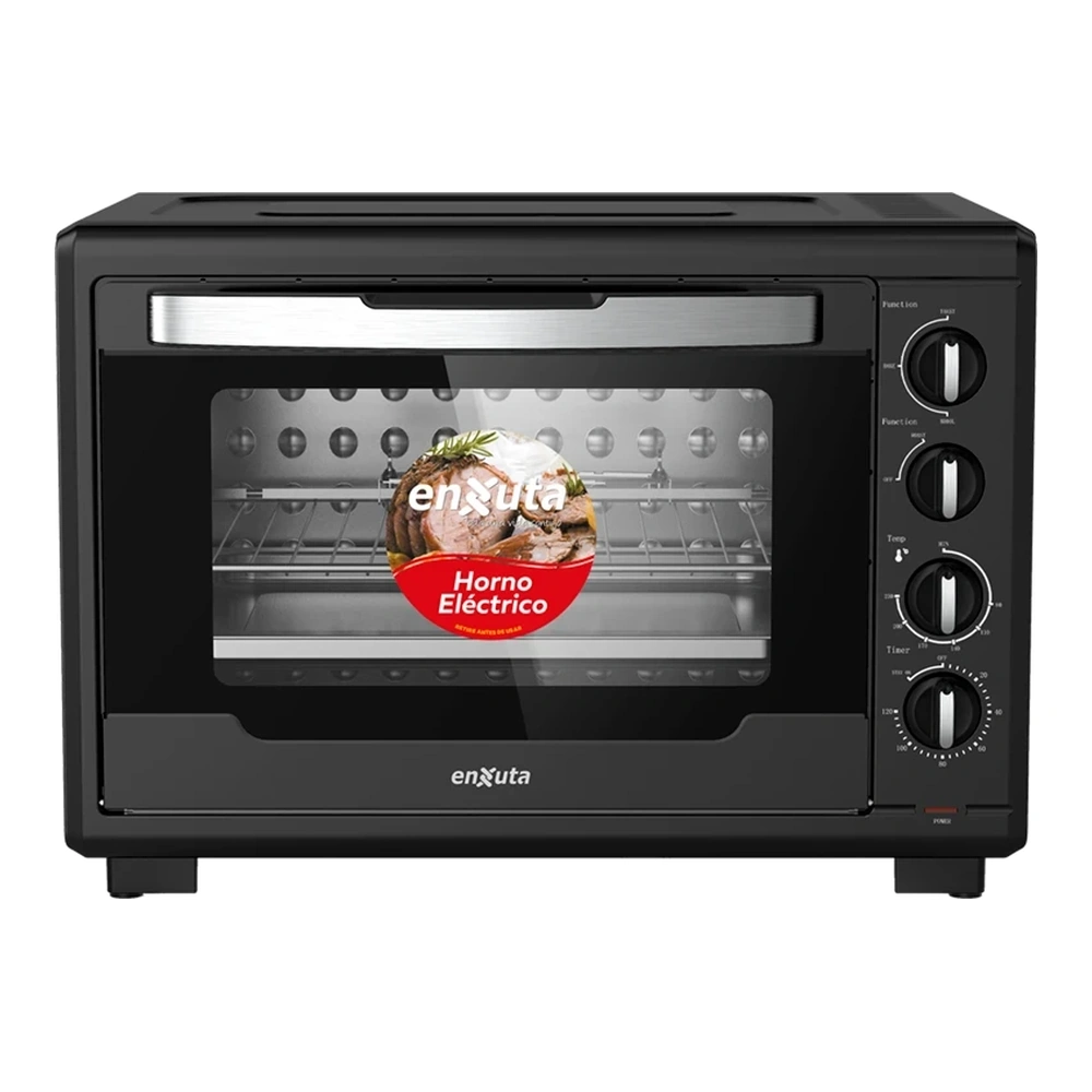 Horno Eléctrico 55 Litros con Spiedo Color Negro