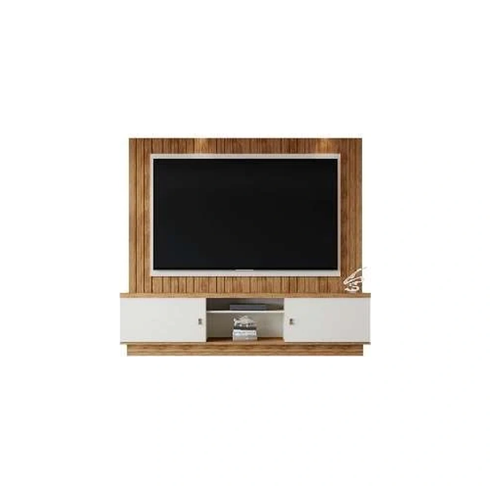 Home Theater Unanime Santos Perola Metalizado / Amendoa