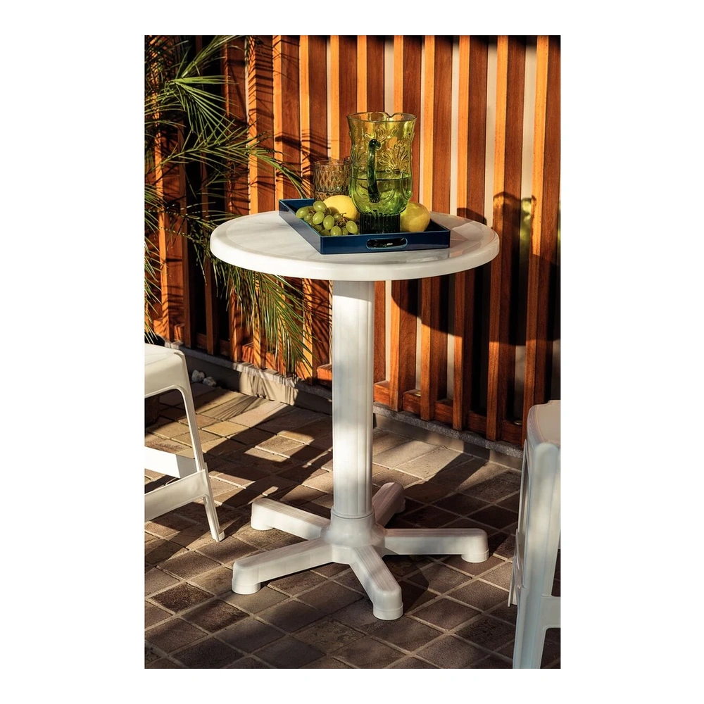 MESA REDONDA CAPRI BLANCO TRAMONTINA T923001 4
