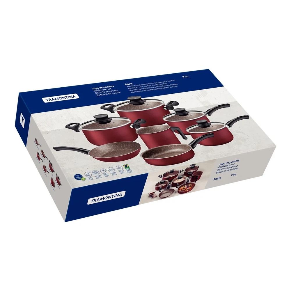 JUEGO DE COCINA 7 PZAS PARIS TRAMONTINA T285995 5